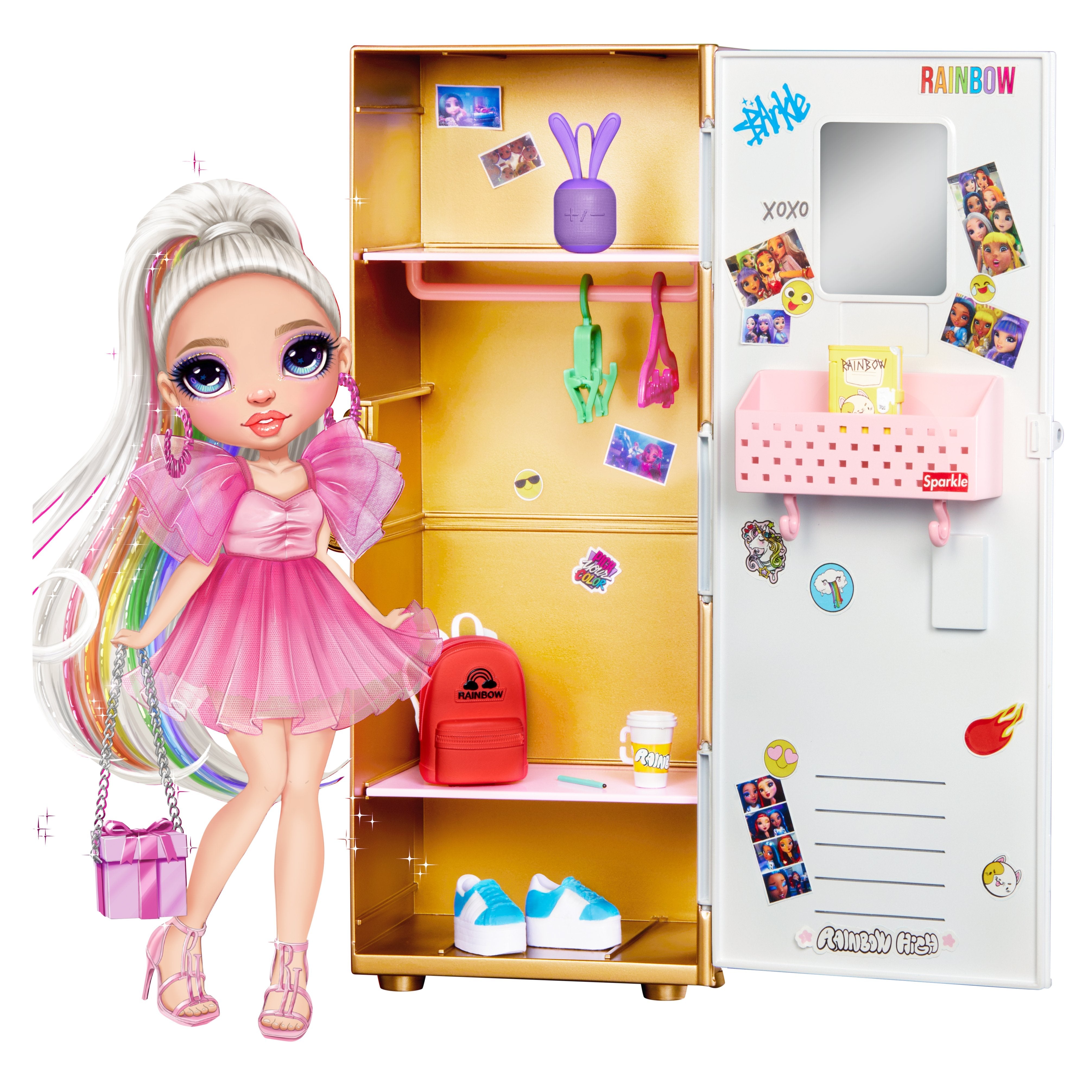 EAN 0035051507420 - Rainbow High Locker Playset Armario para muñecas imagen 3