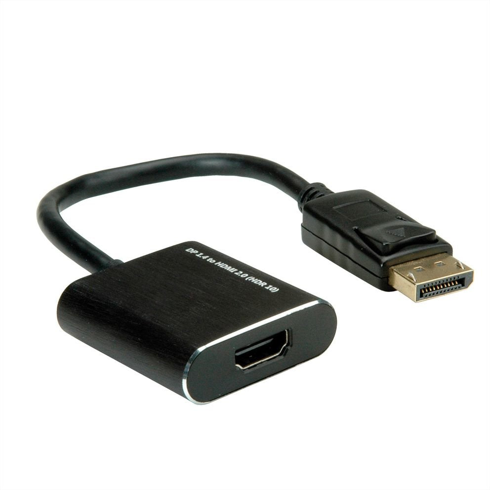 EAN 7611990148738 - ROLINE 12.03.3164 adaptador de cable de vídeo 0,15 m DisplayPort HDMI tipo A (Estándar) Negro imagen 2