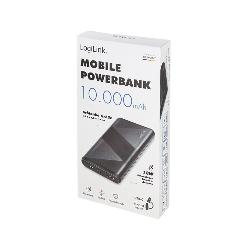EAN 4052792066593 - LogiLink PA0275 batería externa Litio 10000 mAh Negro imagen 9