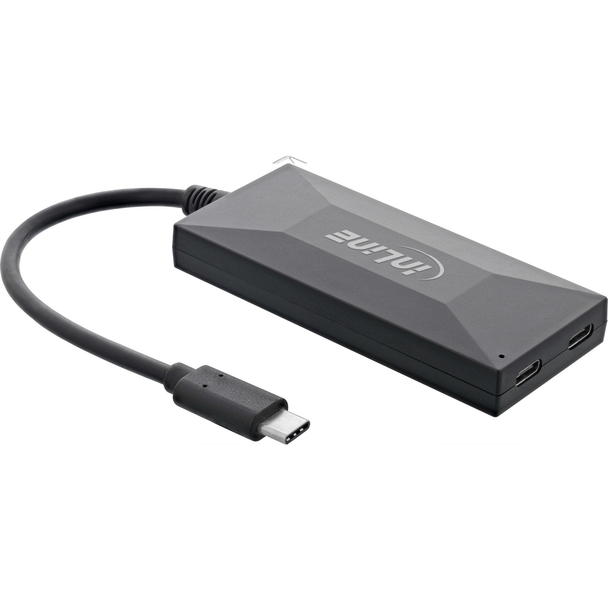 Inline Usb 3.2 Gen.1 Otg Hub, Usb Tipo C A 2 Puertos Tipo C Y 3 Puertos Tipo A, Sin Fuente De Alimentación