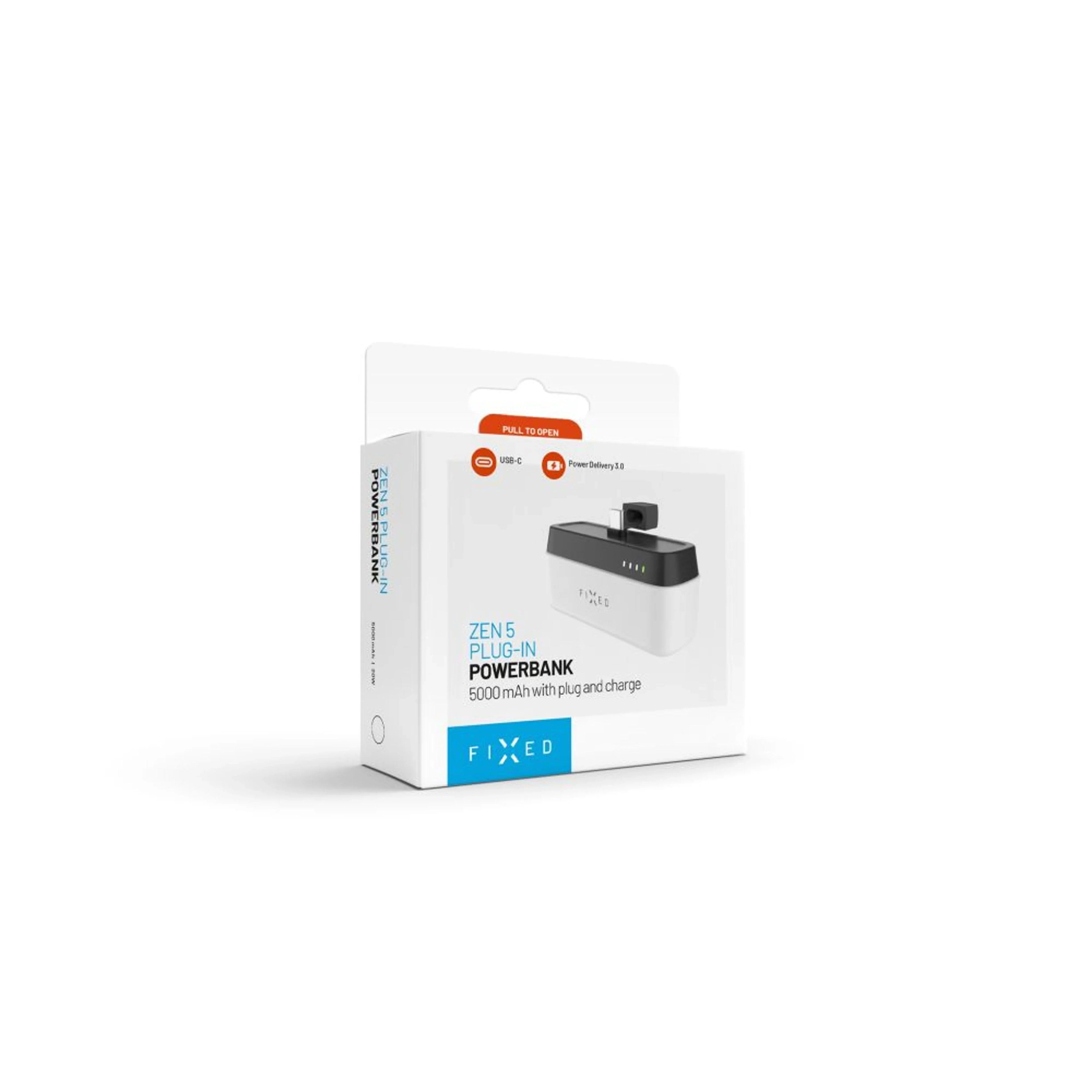 EAN 8591680165803 - FIXED FIXZEN-5PL-WH batería externa 5000 mAh Blanco imagen 7