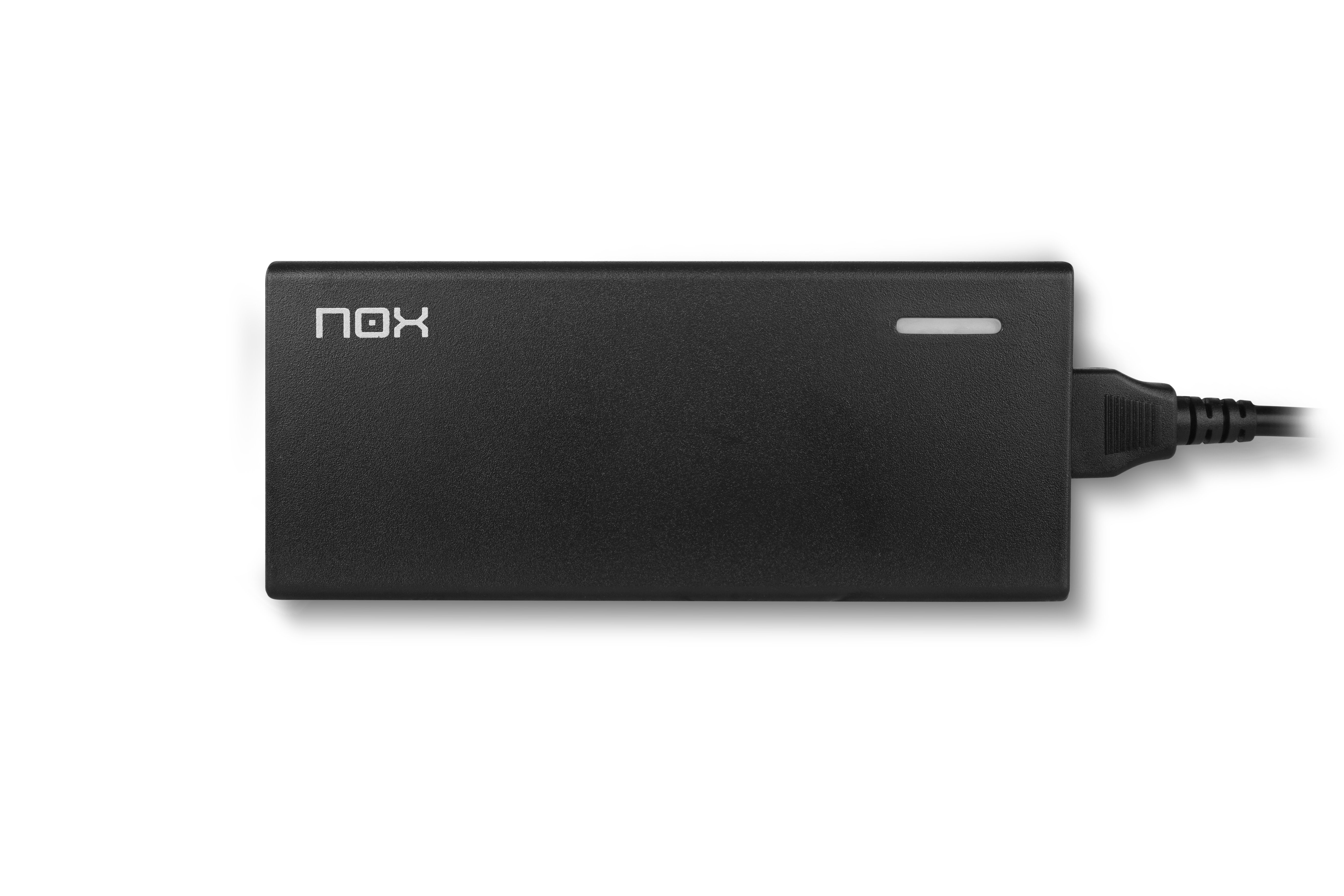 EAN 8436532166105 - NOX NXPWR90NB adaptador e inversor de corriente Interior 90 W Negro imagen 2