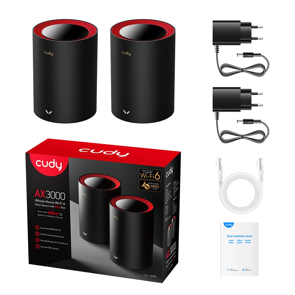 Ax3000 Wi-Fi 6 Mesh  2.5g Solution