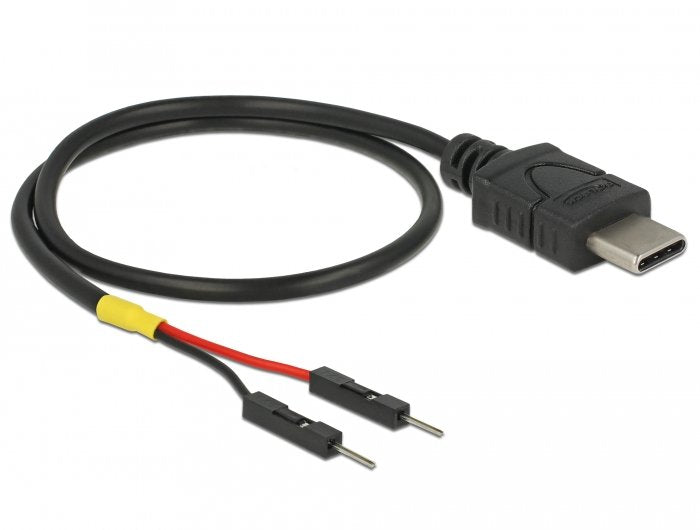 Delock Usb Stromkabel Tipo-C Auf 2 X Pfostenmacho Einzeln Strom 30 Cm