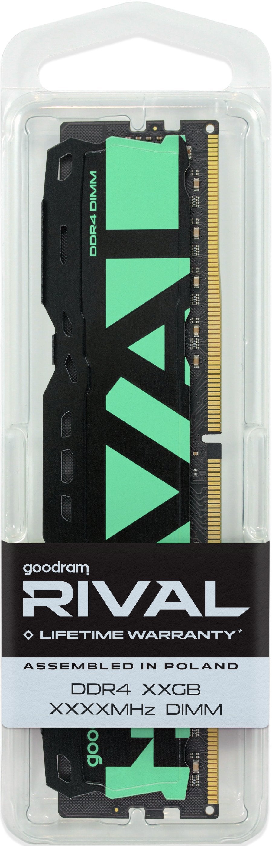 EAN 5908267915004 - Goodram *DDR4 Rival Radiant 16GB (2* 8)/3200 CL16 Green módulo de memoria 2 x 8 GB 3200 MT/s 288-pin DIMM imagen 5
