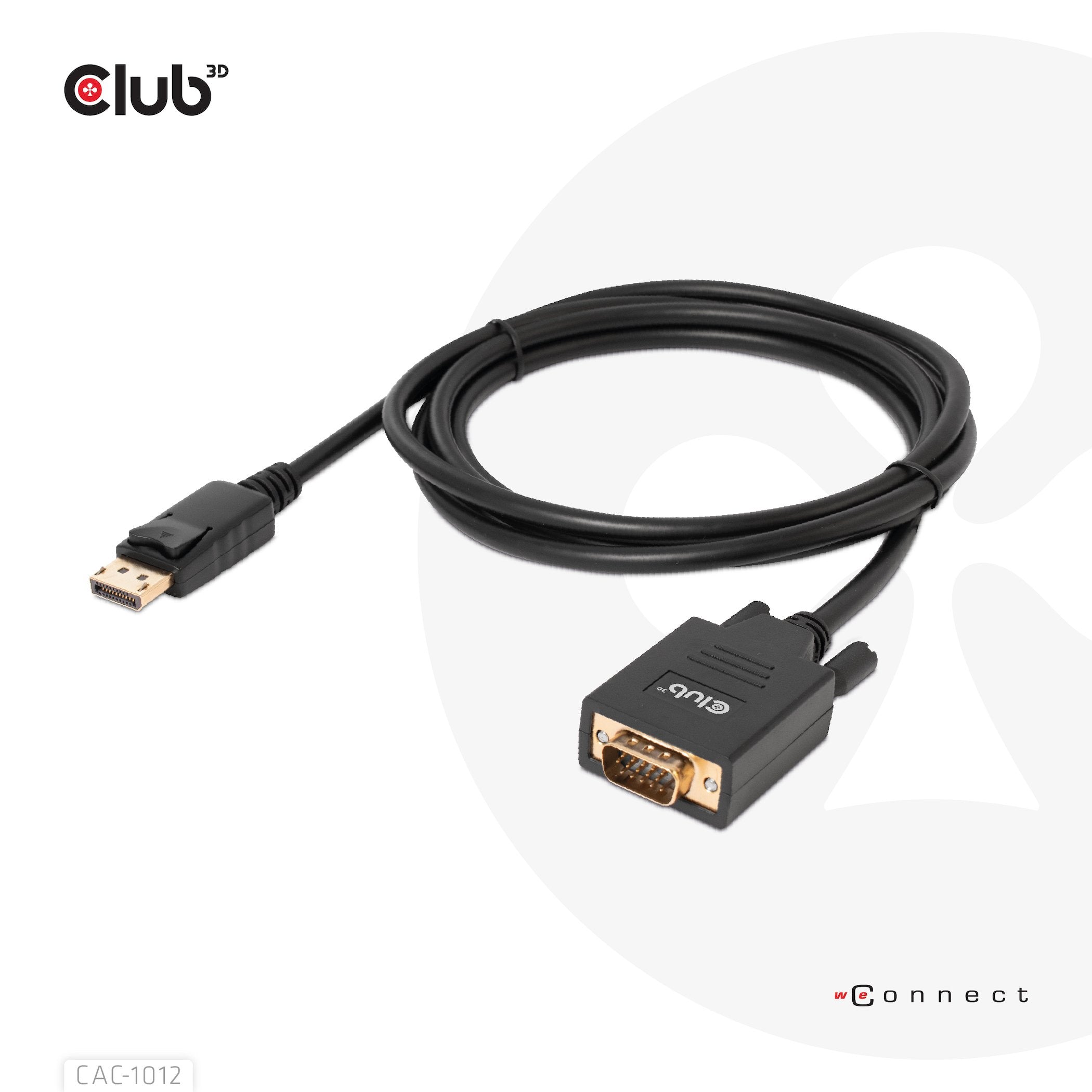 Club3d Cable Displayport > Vga M M 2m Retail