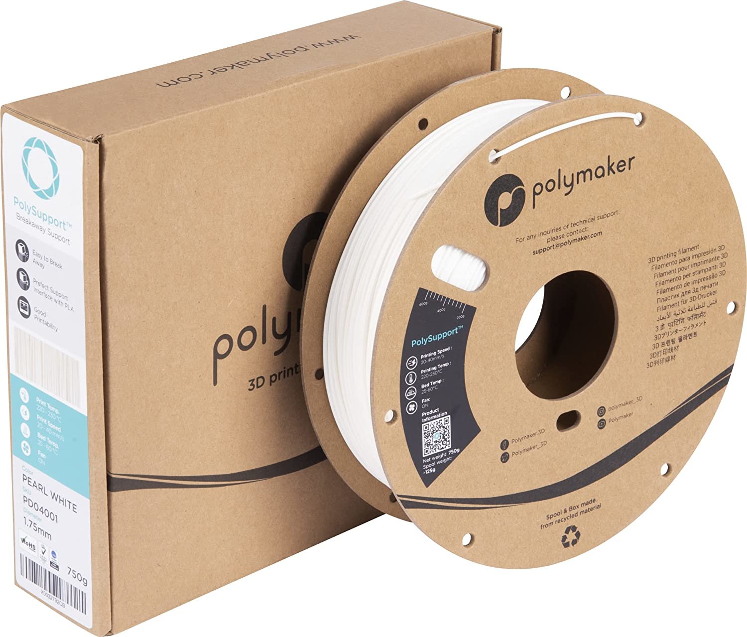 Polymaker Polysupport Breakaway 1.75 Mm 750 G
