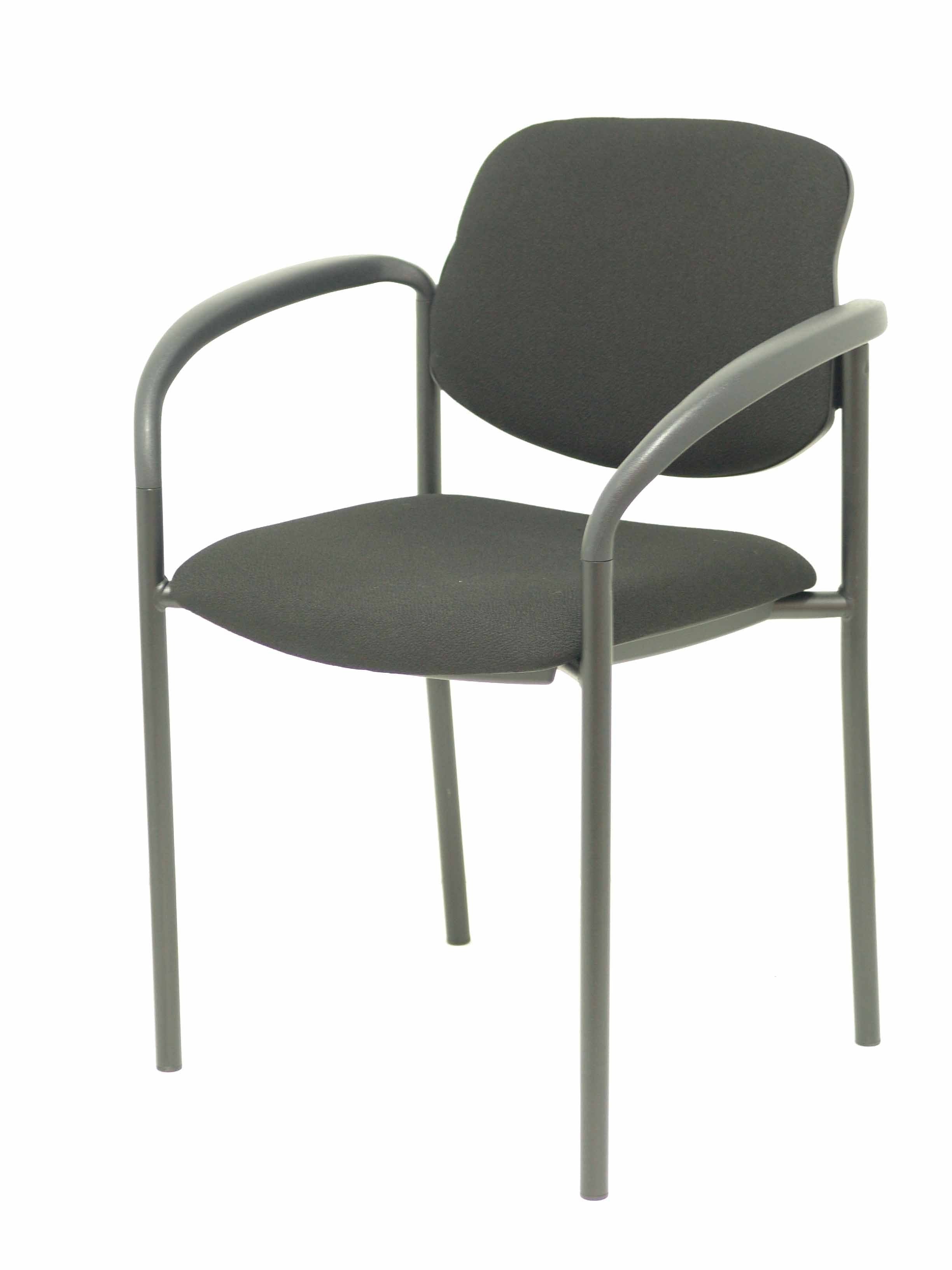 Silla Fija Villalgordo Bali Negro Chasis Negro Co