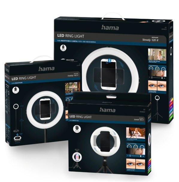 EAN 4007249046574 - Hama SpotLight Smart 80 II iluminación de anillo 96 LED imagen 25