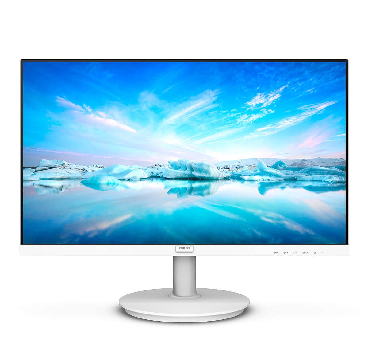 Monitor Philips 241v8aw 23.8" Ips 1920x1080 16:9 Hdmi D-Sub Altavoces - Blanco