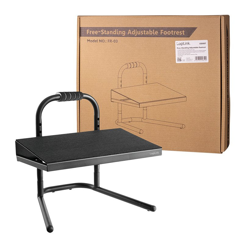 EAN 4052792048124 - LogiLink EO0007 soporte para el apoyo de pies Negro imagen 6