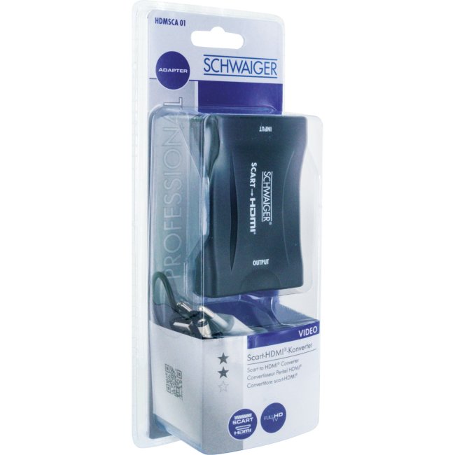 EAN 4004005027020 - Schwaiger HDMSCA01 533 convertidor de señal de vídeo 1920 x 1080 Pixeles imagen 1