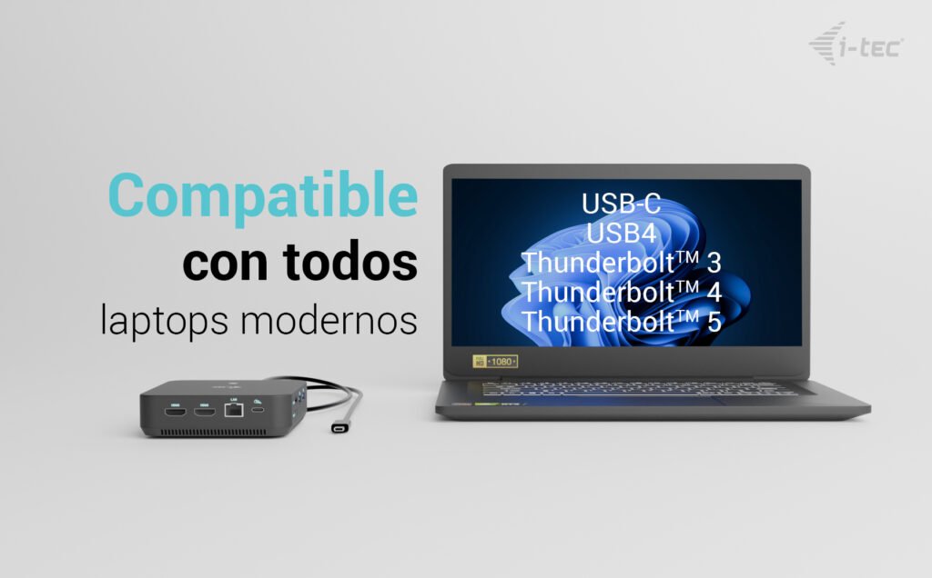 I-Tec Usb-C Ds 2 X Hdmi 1x Dp 1x Glan 1x Usb-C 3.2 3x Usb-A 3.2 2x Usb 2.0 1x 3.5mm Audio Mic 1x 100w Usb-C Power Delivery