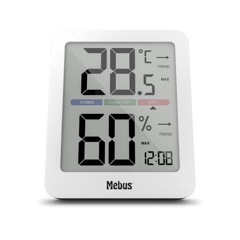 Mebus 40928 Estación Meteorológica Digital Blanco Batería