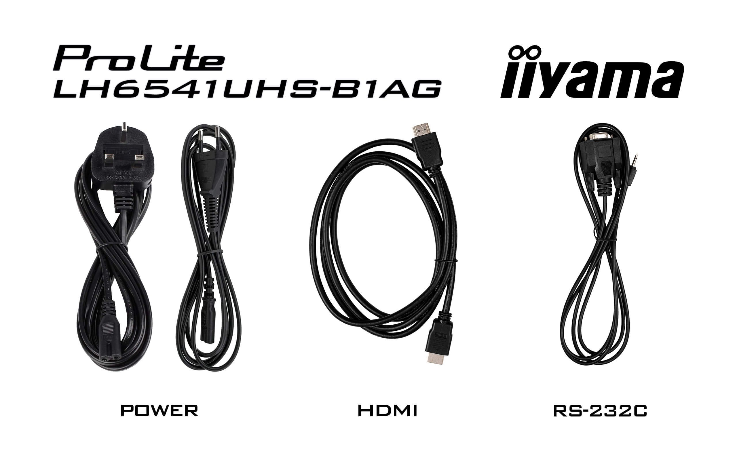 EAN 4948570124558 - iiyama LH6541UHS-B1AG pantalla de señalización 163,8 cm (64.5") LCD 500 cd / m² 4K Ultra HD Negro 24/7 imagen 14