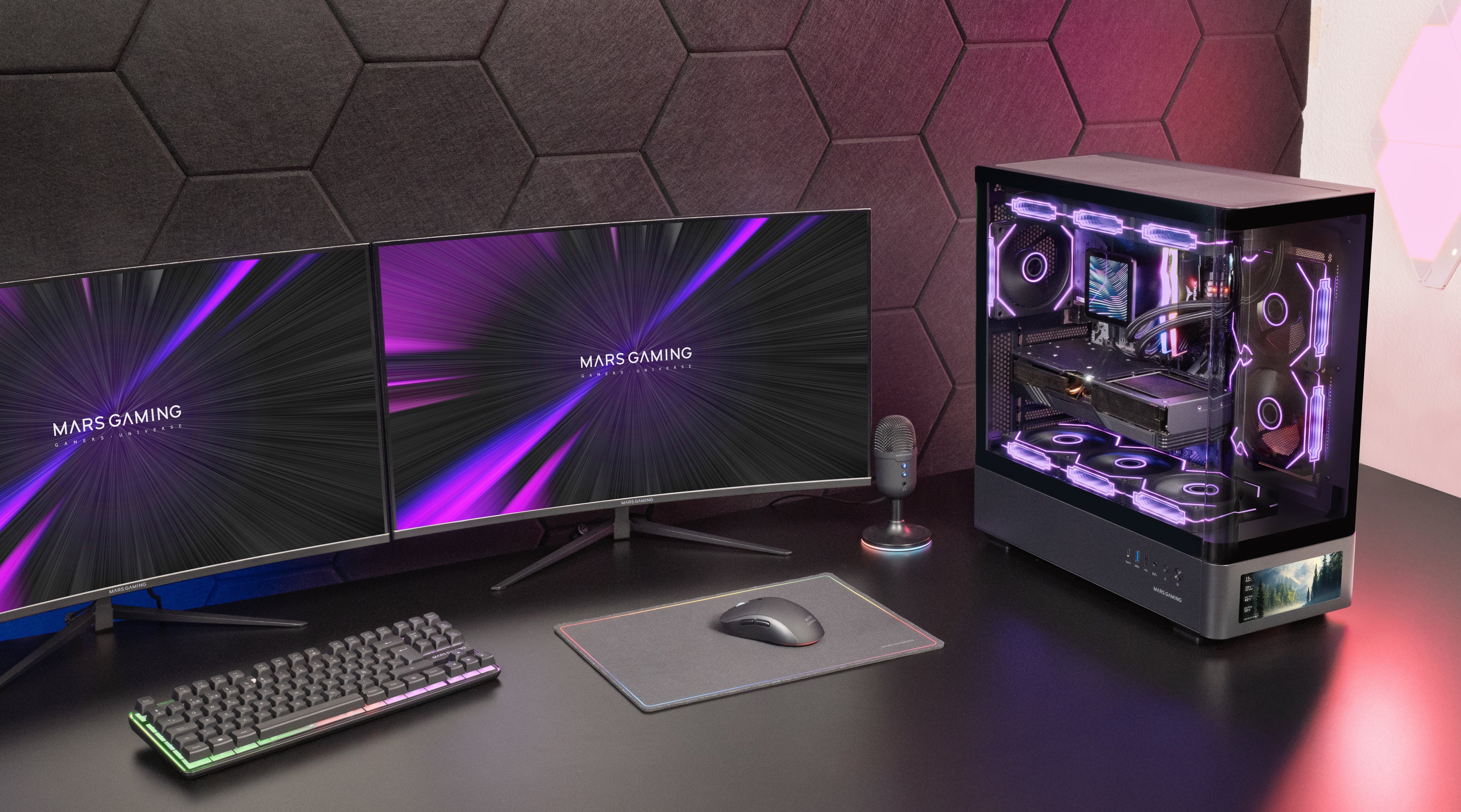EAN 8435693112709 - Mars Gaming MCLCDPRO carcasa de ordenador Midi Tower Negro imagen 12