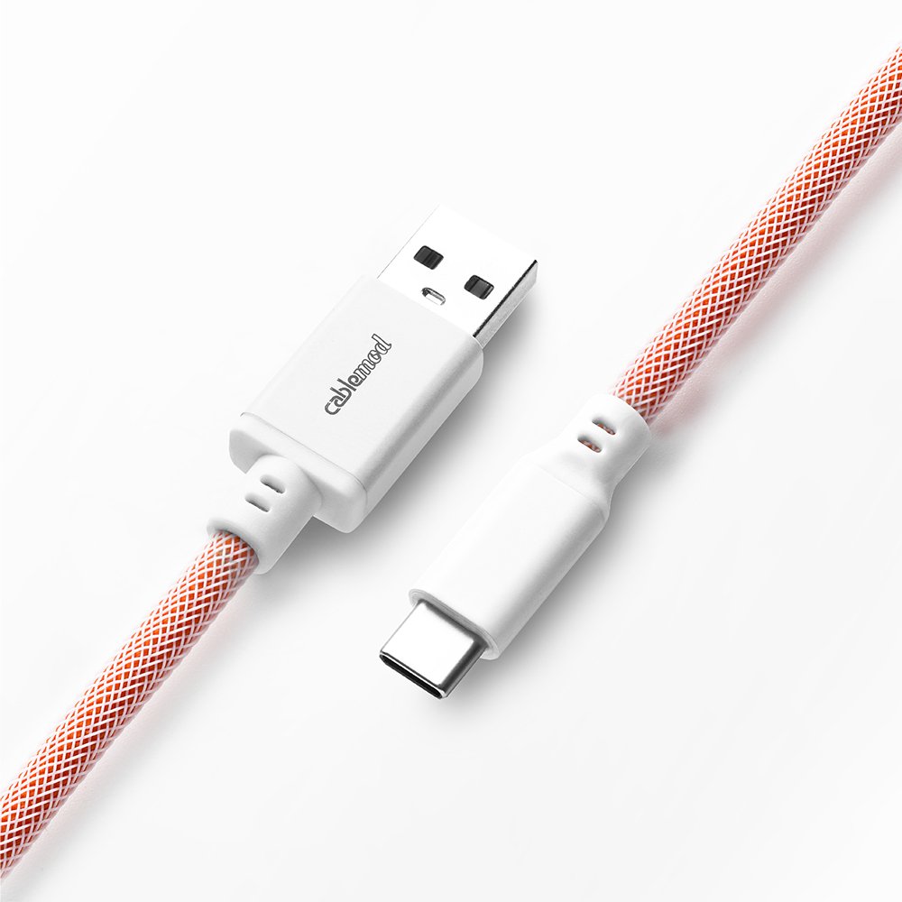 Cablemod Cm-Ckca-Cw-Ow150ow-R Cable Usb 1,5 M Usb A Usb C Naranja