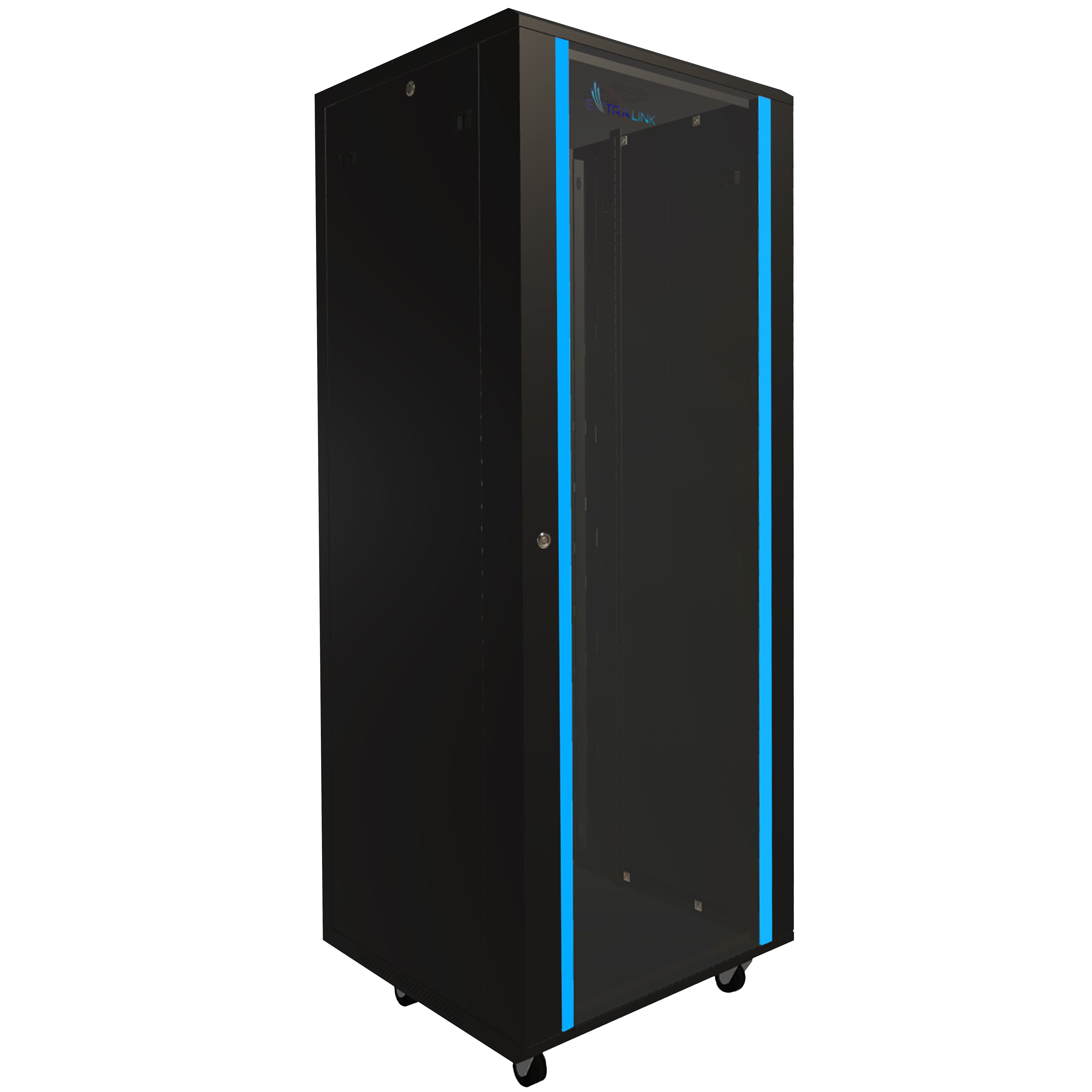 Armario Extralink 37u 600x600 Negro Rackmount  De Pie