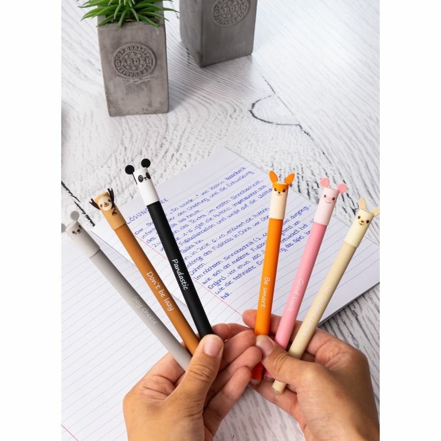 Eberhard Faber Animal Erase It! Lama Bolígrafo De Gel 0.7 Mm Color De Escritura Azul