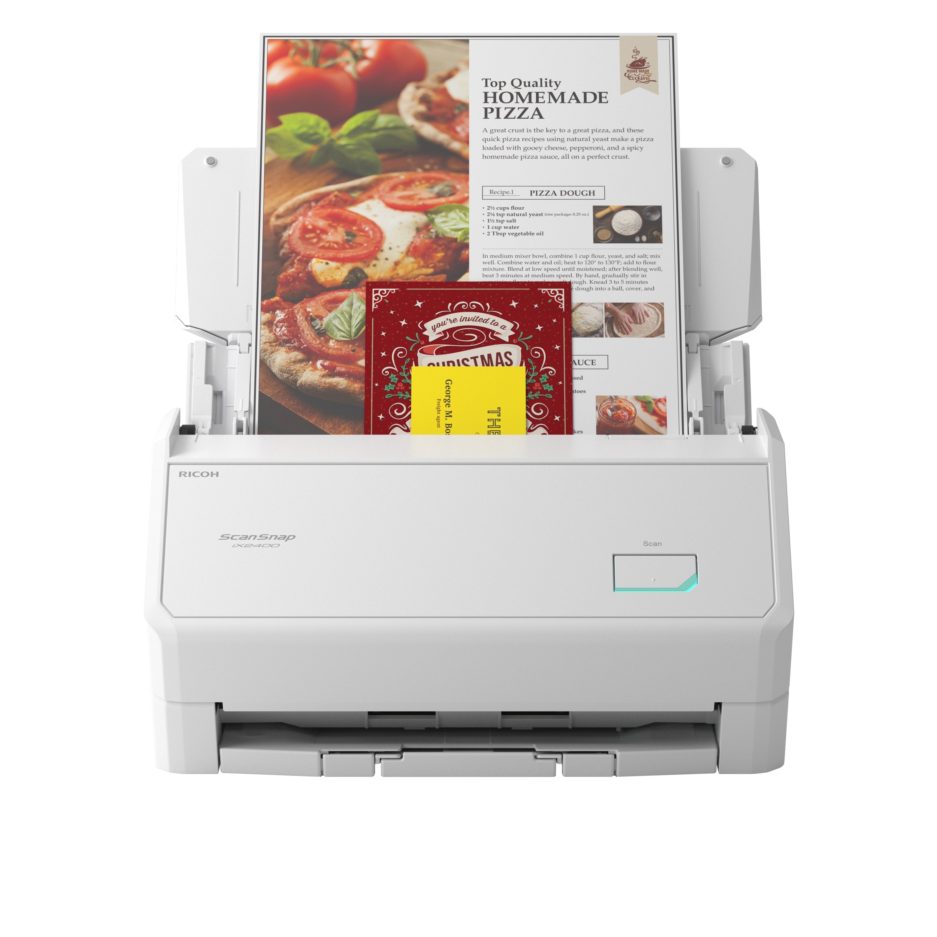 Escaner Ricoh Fujitsu Scansnap Ix2400 A4 Blanco