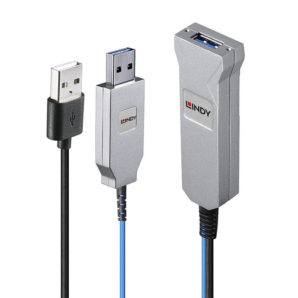 Lindy Cable Usb 3.0 Extension De Fibra Óptica 100 M