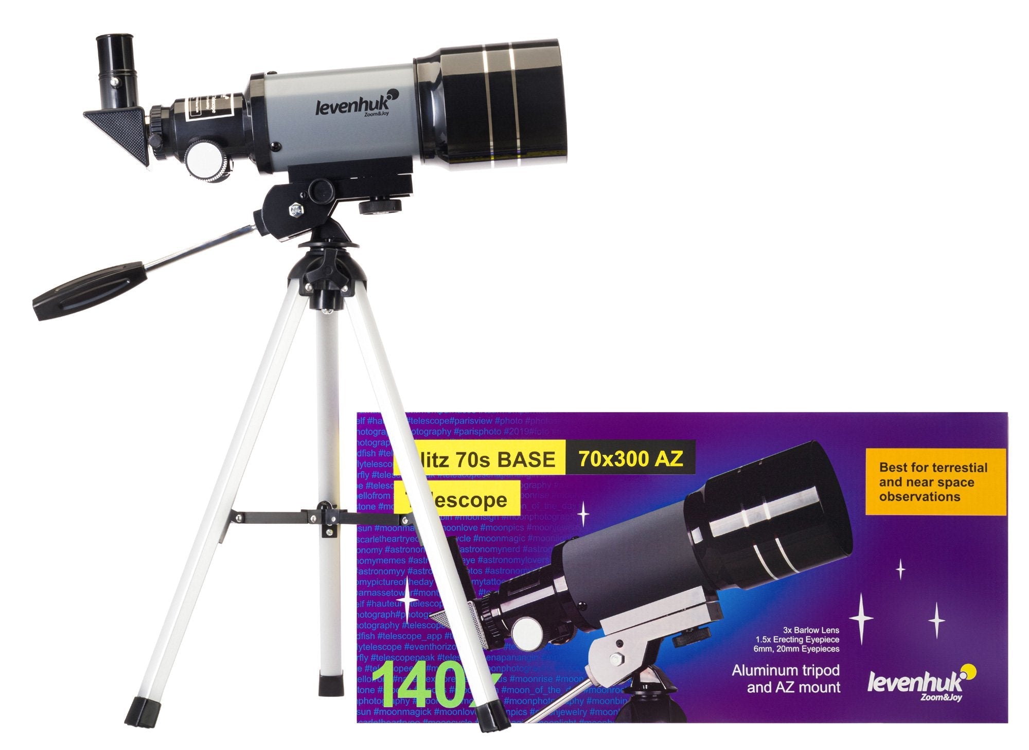 Telescopio Base Levenhuk Flash 70s
