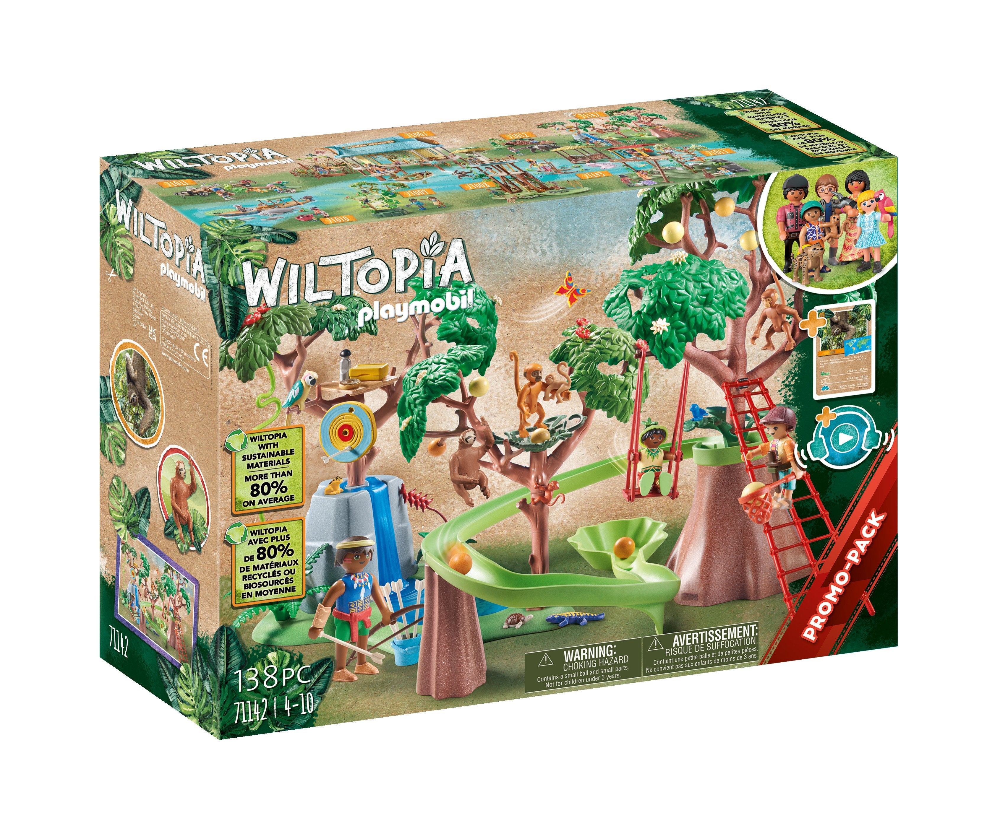 Playmobil Wiltopia Parque Infantil Jungla Tropical