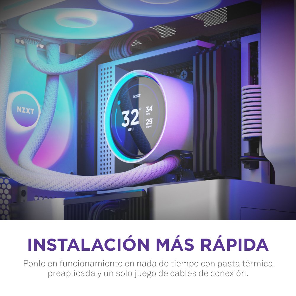 EAN 5056547204178 - NZXT Kraken Elite 280 RGB Procesador Sistema de refrigeración líquida todo en uno 14 cm Blanco 1 pieza(s) imagen 13