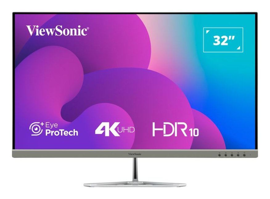 EAN 0766907002966 - Viewsonic VX3276-4K-MHD-2 pantalla para PC 81,3 cm (32") 3840 x 2160 Pixeles 4K Ultra HD LCD Negro, Plata imagen 2