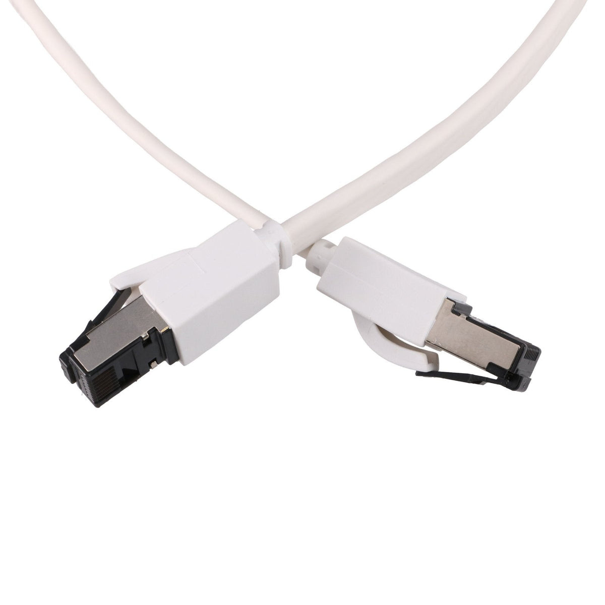 Extralink Lan Patchcord Cat.8 U Ftp 5m 40g Flat Shielded Foiled Twisted Pair Bare Copper White