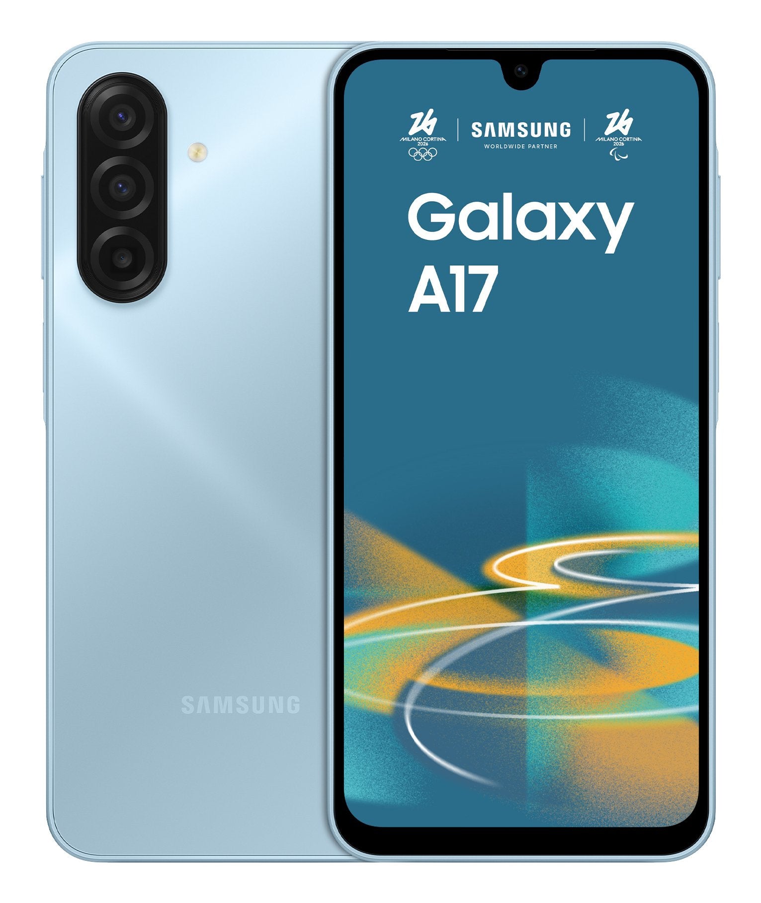 EAN 8806097651147 - Samsung Galaxy A17 17 cm (6.7") Ranura híbrida Dual SIM 4G USB Tipo C 4 GB 128 GB 5000 mAh Azul claro imagen 1
