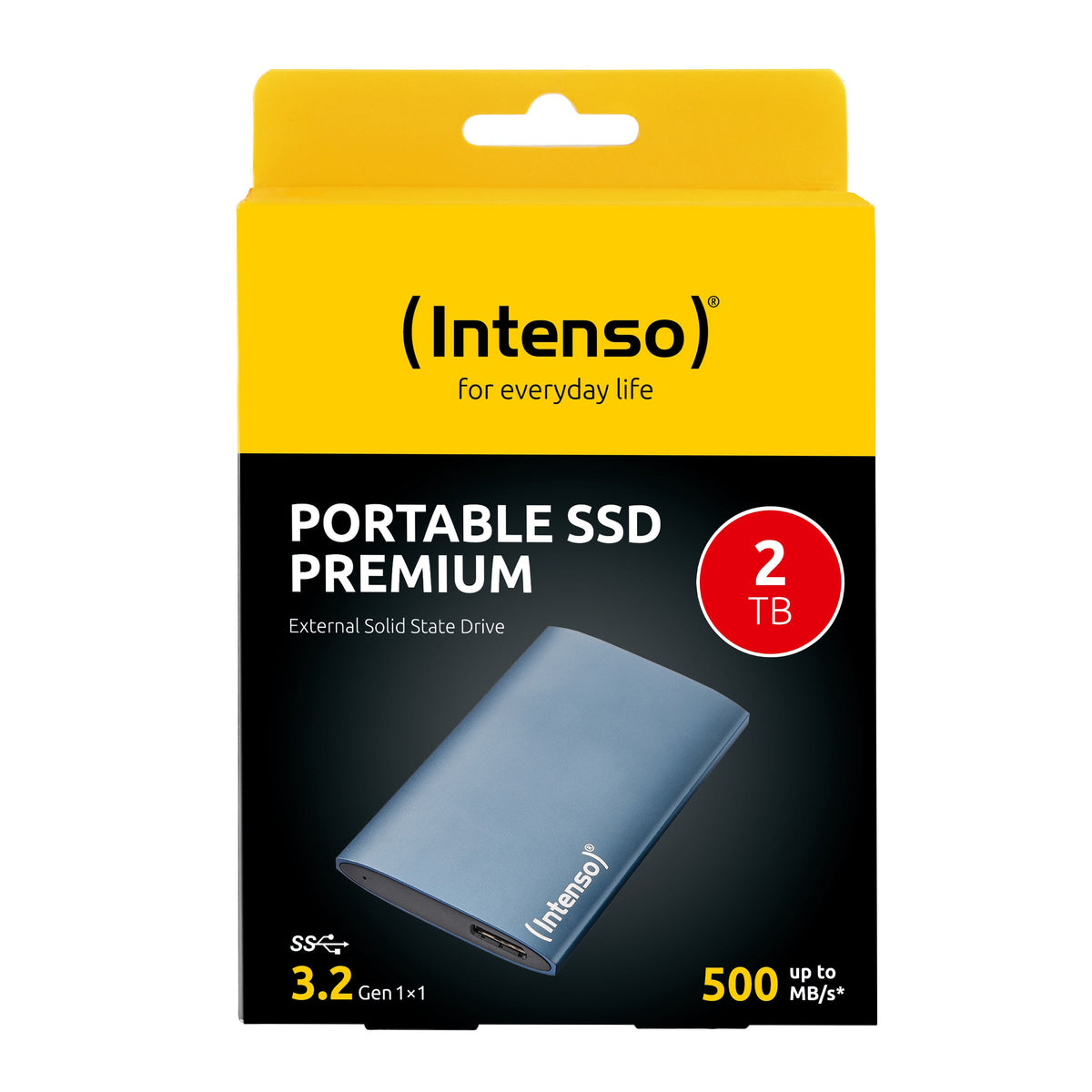 EAN 4034303035120 - Intenso 3823475 unidad externa de estado sólido 2 TB USB tipo A 3.2 Gen 1 (3.1 Gen 1) Azul imagen 2