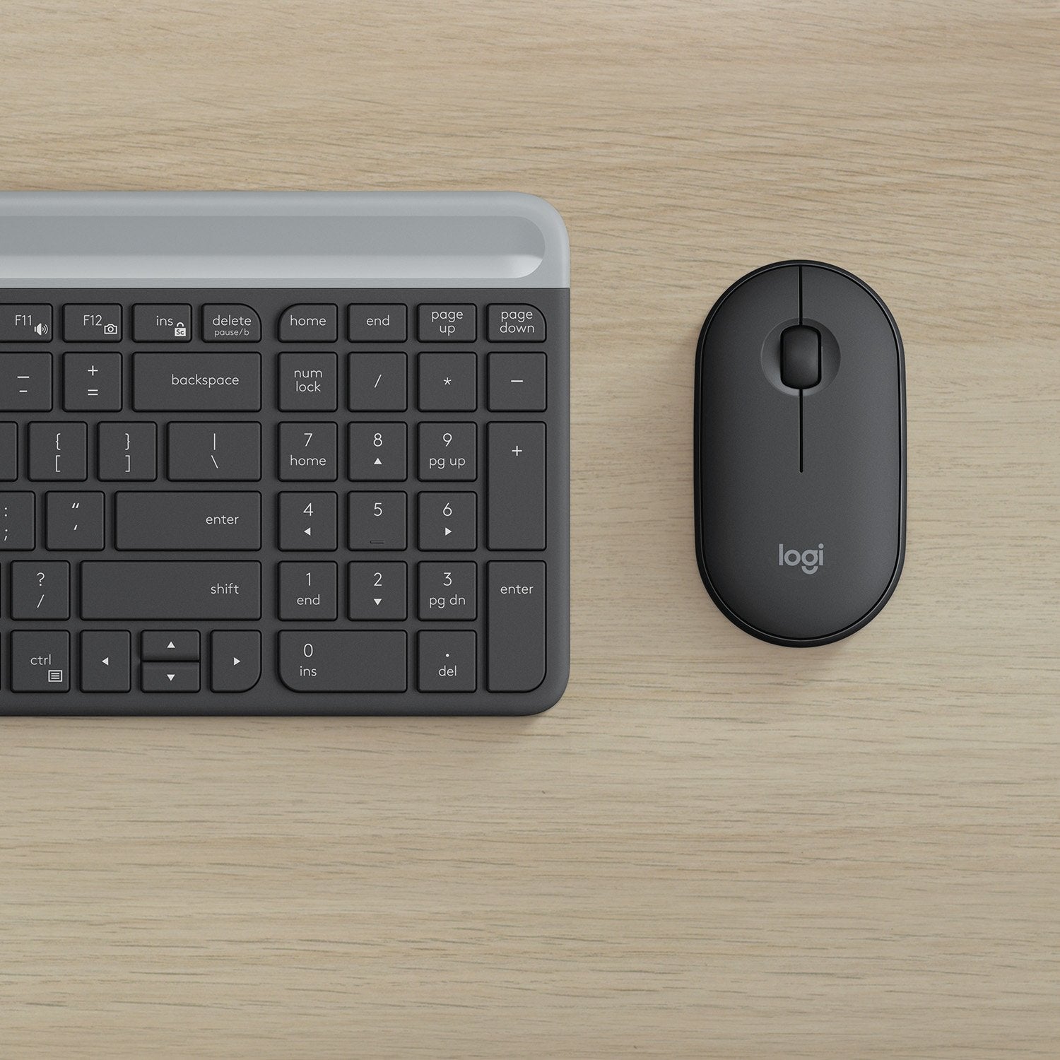 Teclado Belga + Ratón Logitech Mk470 Rf Inalámbrico Azerty Grafito 920-009194