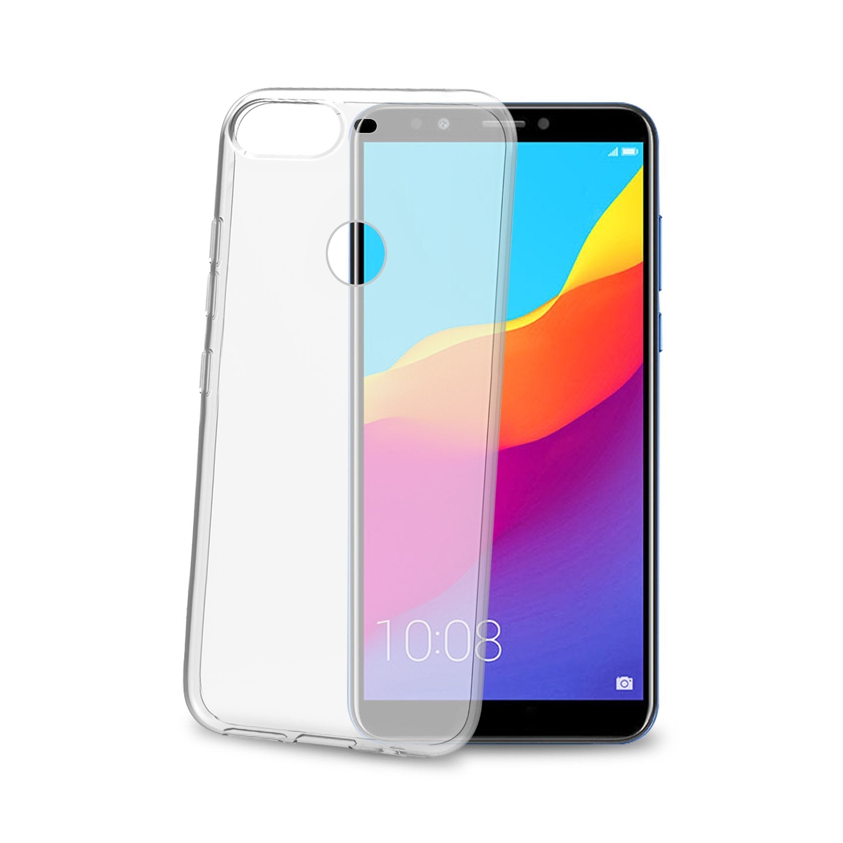 Case Celly Huawei Honor 7c Cover Tpu Trasparent Gelskin753