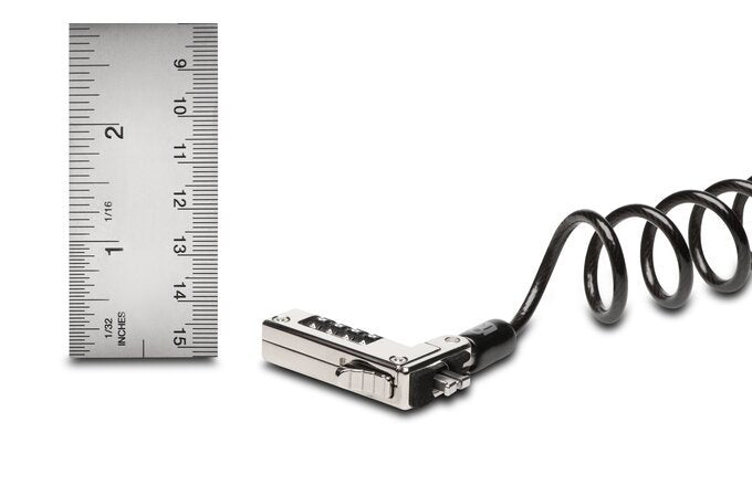 Kensington Slim Portable Bloqueo De Cable De Seguridad Combinacin, Para Ranura Estndar 1.8 M