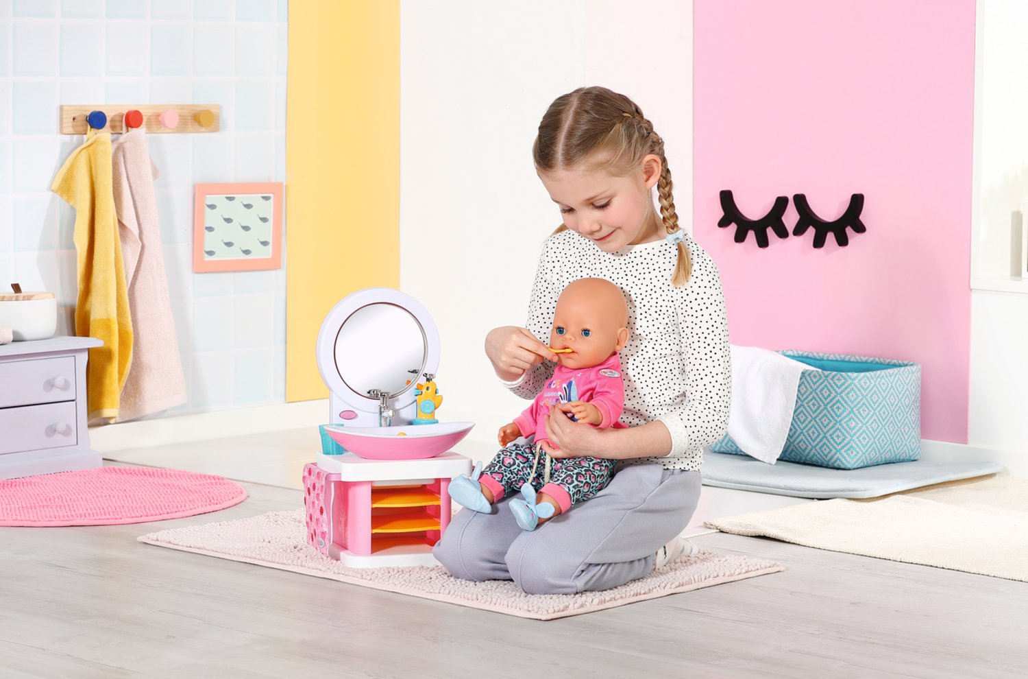 Muebles Para Muñecas  Zapf Creation Baby Born® Bath Handwaschbecken, Puppenmöbel 832707