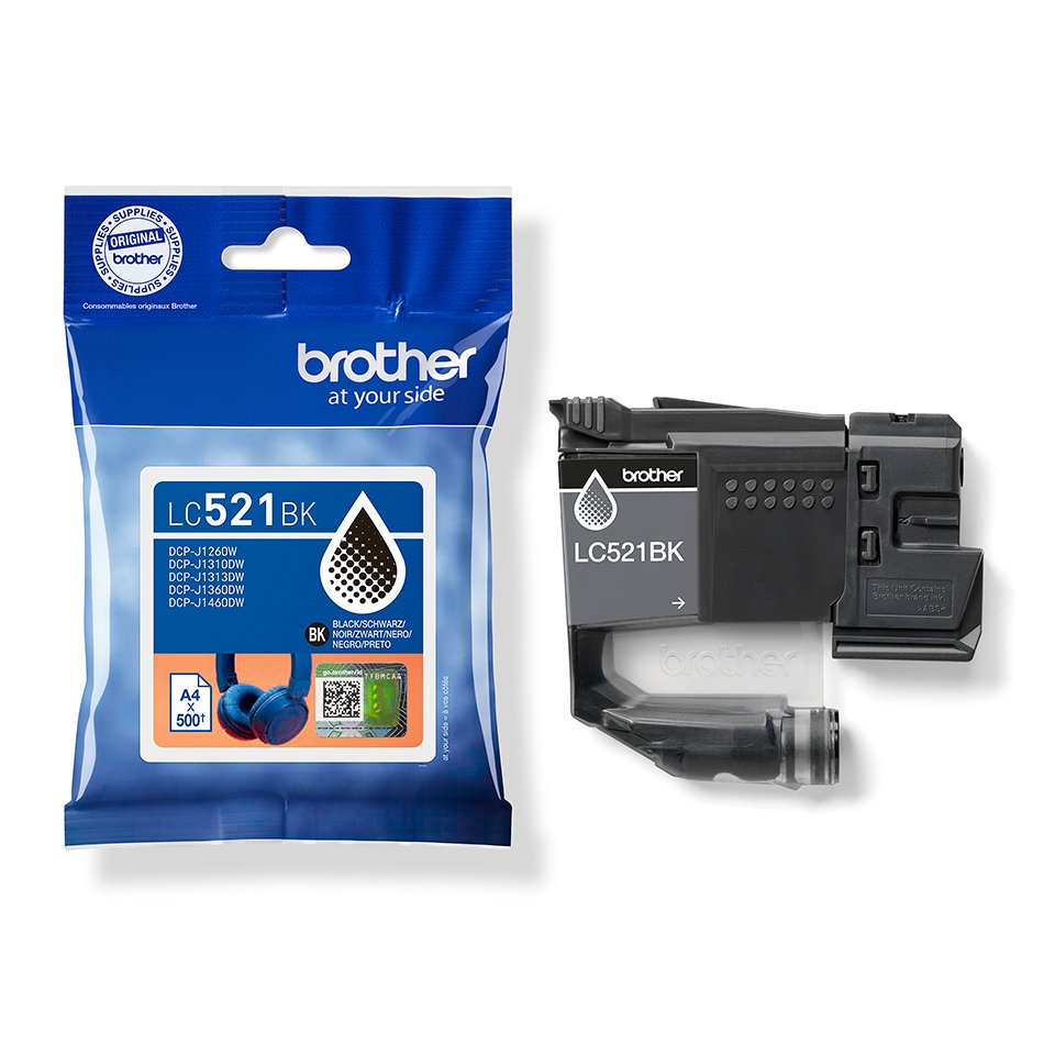 EAN 4977766839174 - Brother LC521BK cartucho de tinta 1 pieza(s) Original Negro imagen 4