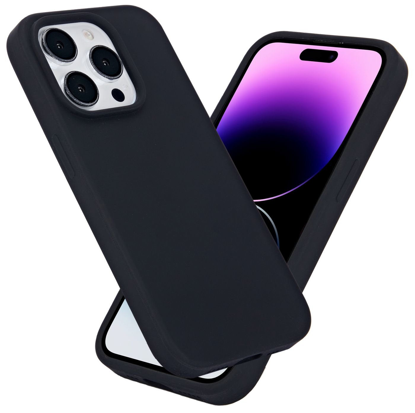 Infinite Rome Iphone 15 Pro - Silicone Case For Magsafe - Charging Black 100% Recycled Silicone - Warranty: 24m