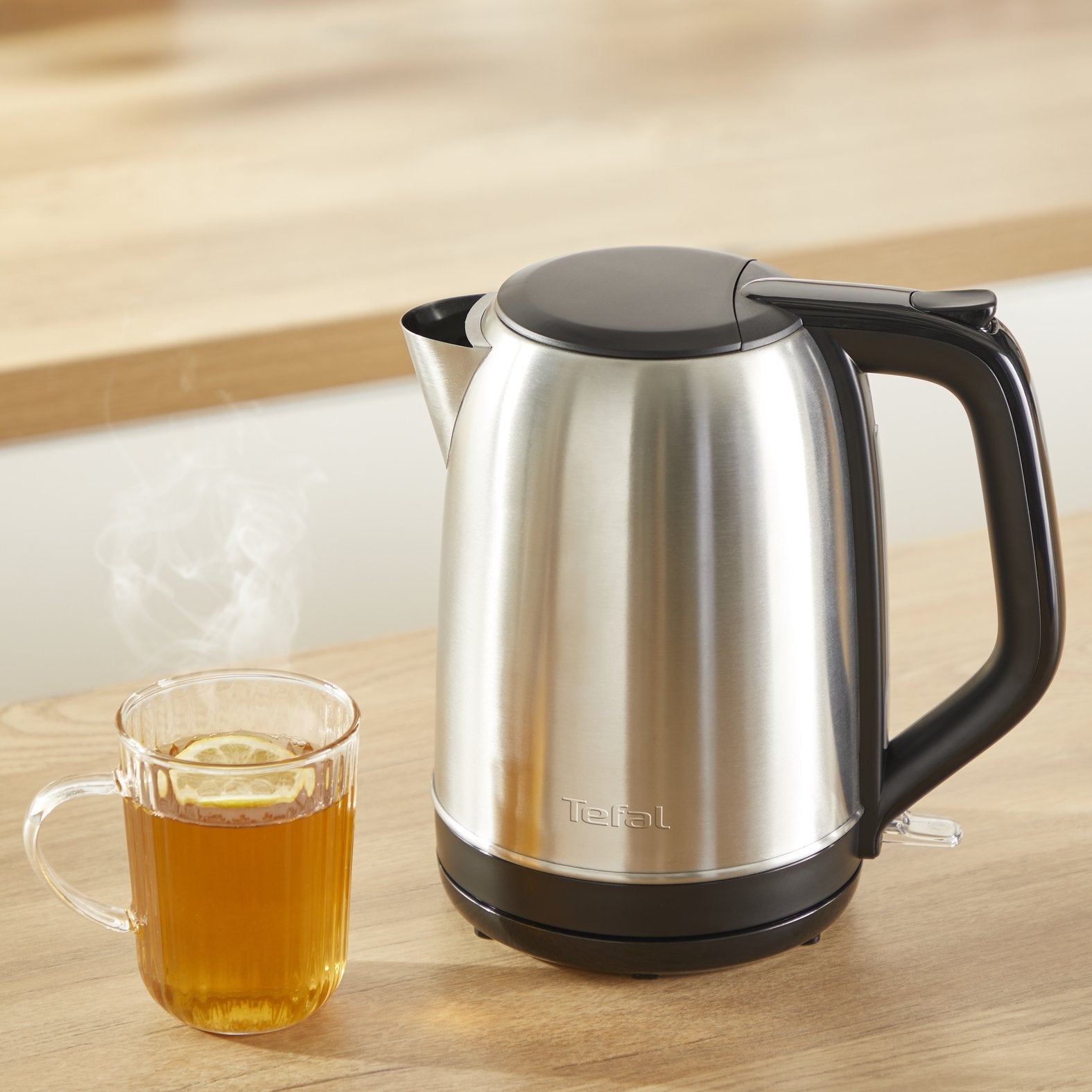 Tefal Ko5s0de Subito  (Edelstahl/Negro, 2.400 Watt, 1,7 Liter) Ko5s0de
