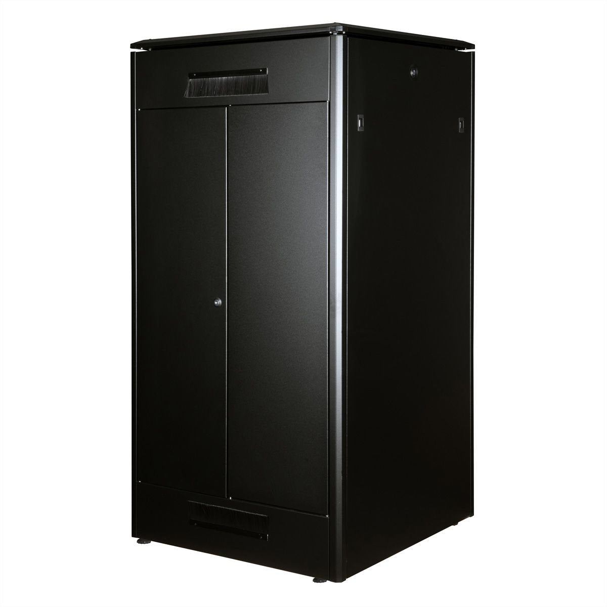 Roline 19-Zoll Netzwerkschrank Pro 32 He, 800x800 Bxt Glastr Schwarz