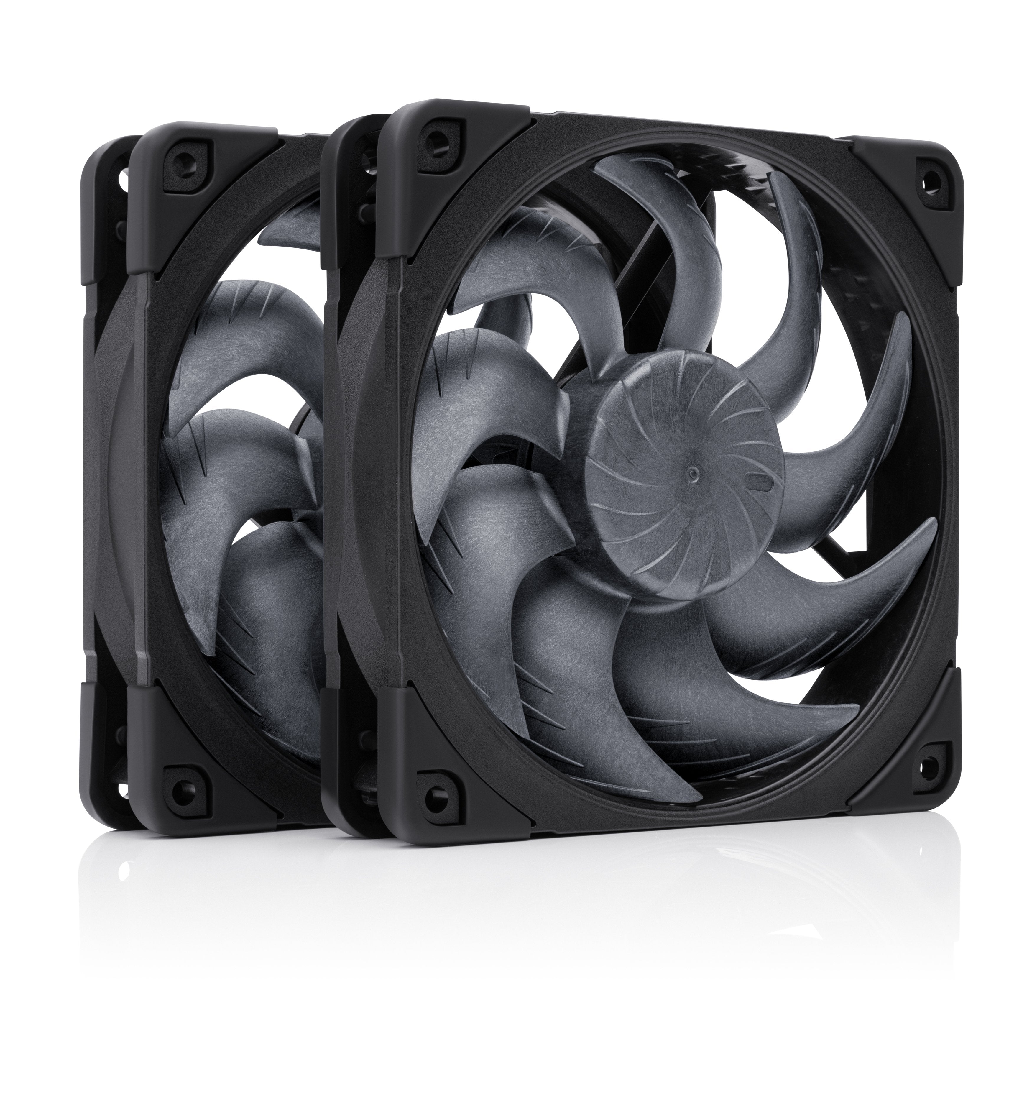 Noctua Nf-A12x25 G2 Pwm Sx2-Pp Chromax.Negro (Negro/Beige, Pwm-Anschluss, 2 Ventilador, 120 Mm) Nf-A12x25 G2 Pwm Sx2-Pp Chromax.Negro