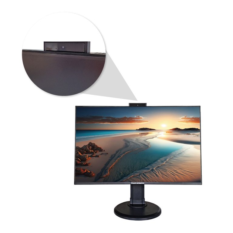 Monitor Punto Informatico Pip2700v 27" Fhd Vga Hdmi Dp Usb Webcam Mm Pivot