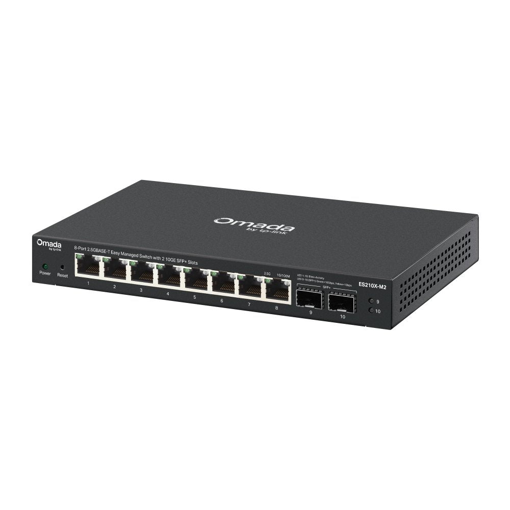 Switch Omada Es210x-M2 8-Port Easy Managed Switch With 2 10ge Sfp+ Slots