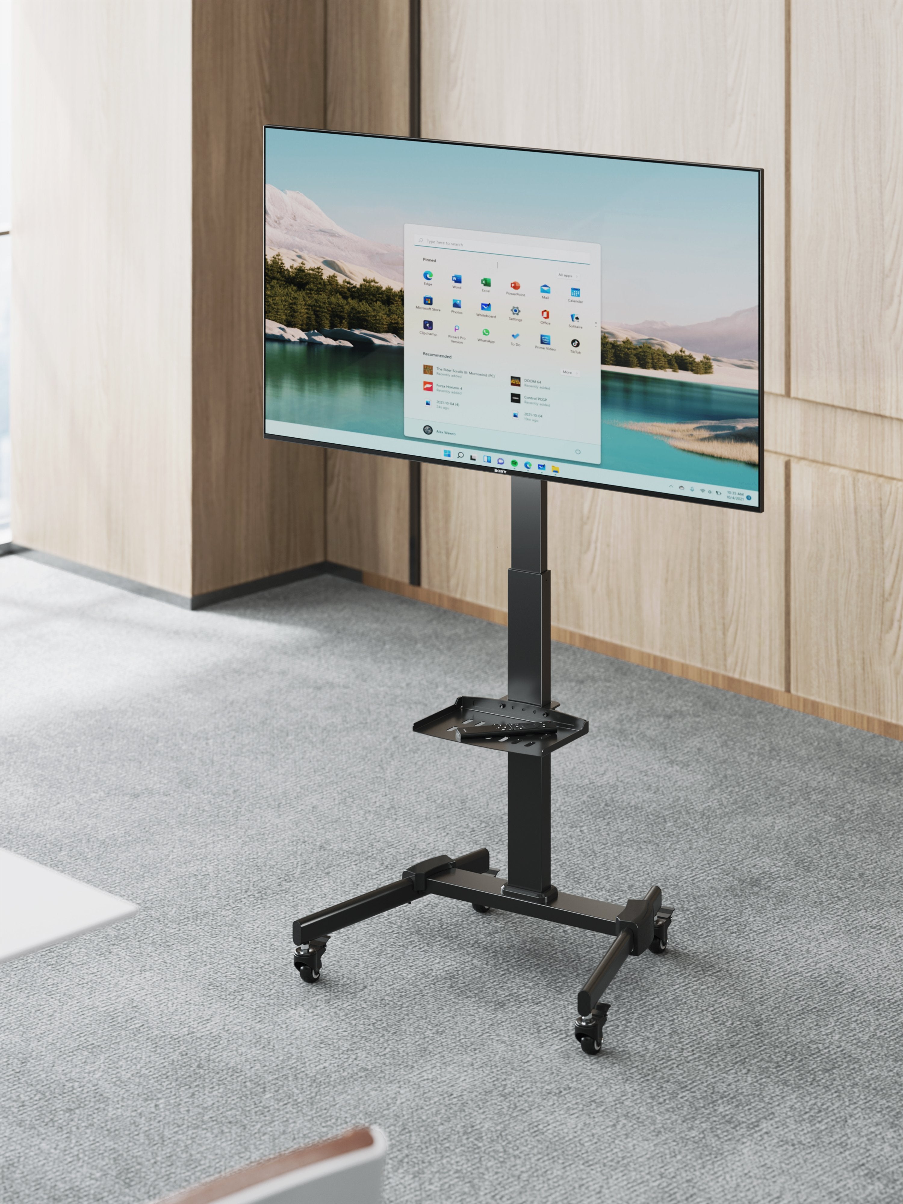 EAN 8716309135030 - Gembird TVS-55T-01 soporte para TV 139,7 cm (55") Negro imagen 7