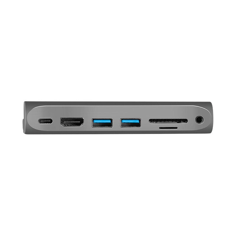 Usb 3.2 Gen1 Docking Station, 7-Port, Pd, For Ipad, Aluminum