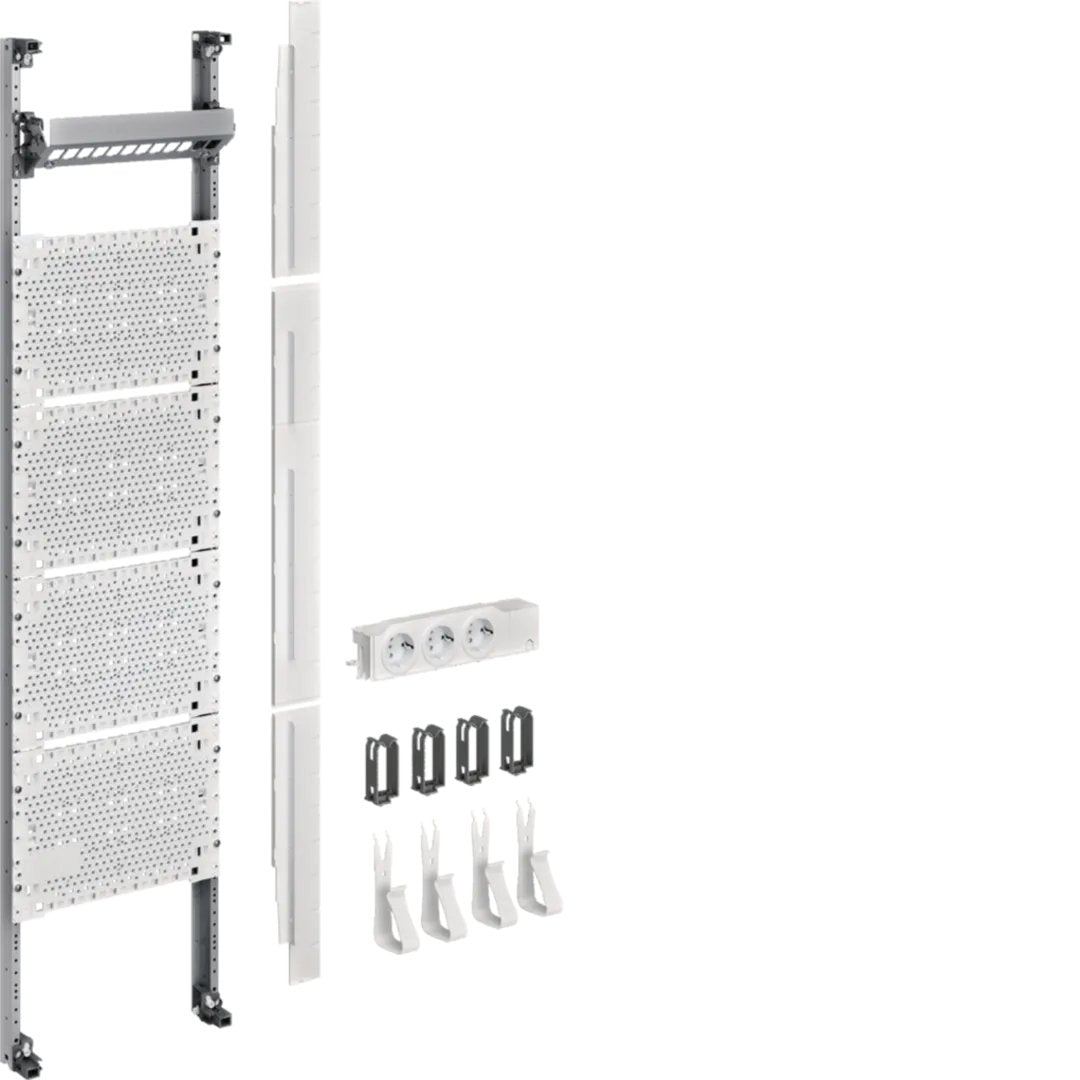 Hager Komplettfeld Multimedia Uf31nw Universz 1050mm 1feld O.Patchmodule
