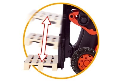 Linde Forklift, Kinderfahrzeug Schwarz/Rot
