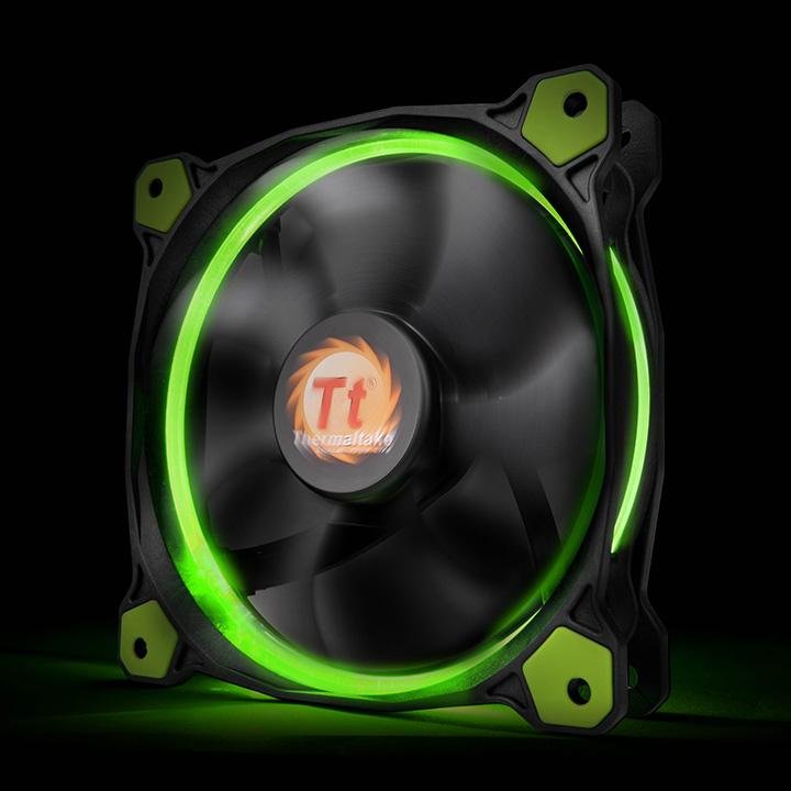 EAN 4717964400765 - Thermaltake Riing 14 Carcasa del ordenador Ventilador 14 cm Negro, Verde imagen 2