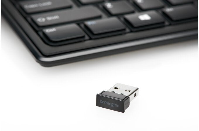 Teclado Español Kensington Slim Rf Inalámbrico Qwerty Negro