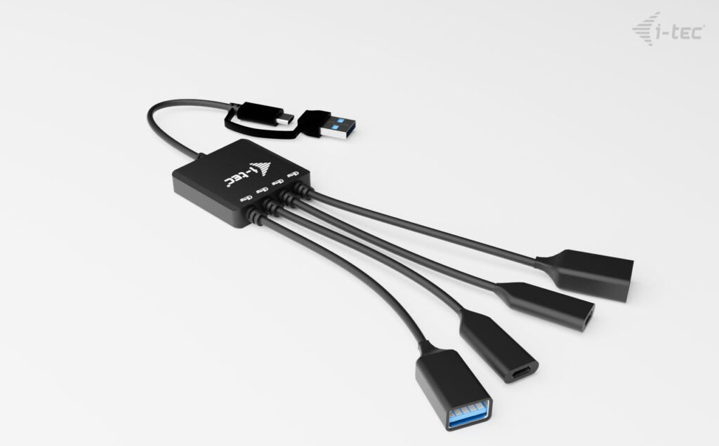 EAN 8595611707391 - i-tec USB-C/USB-A Cable HUB 4 port (2x USB-C, 2x USB-A) imagen 4